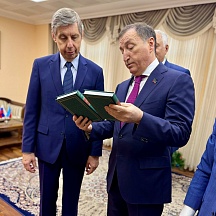 О встрече Посла России в Азербайджане М.Н.Евдокимова с Председателем Народного Собрания Республики Дагестан З.А.Аскендеровым