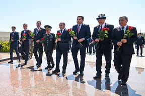 О состоявшемся в Баку торжественном мероприятии по случаю 80-й годовщины Победы в Великой Отечественной войне